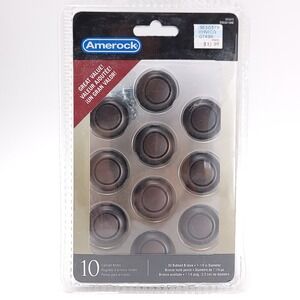 Amerock 10 Pack Oil Rubbed Bronze Cabinet Knobs 1-1/4 inch Round TEN53011ORB